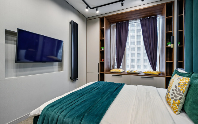 Studiya Na Shelepikhinskoy Naberezhnoy Malakhit Apartments
