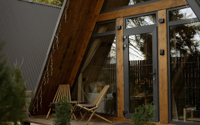 Ekoskazka s vidom na gory Glamping