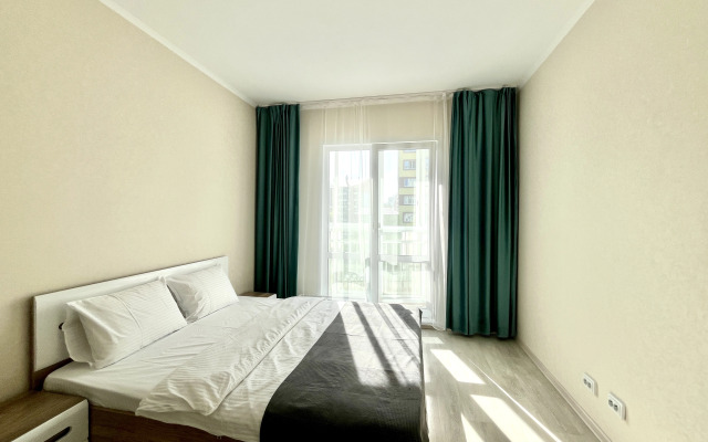 Unique Apart Bavariya ryadom s ZhK Tom. GTsS Kuzbass. Oblastnym sudom i Tennisnym tsentrom na Bavarskoy 6/1 Apartments