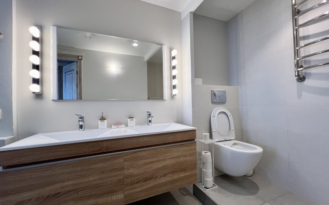 Stilnaya Kvartira S Terrasoy Na Kryshe V Pushkine Apartments