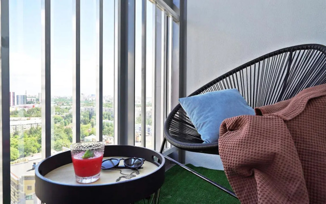 Stilnaya Dvukhkomnatnaya S Panoramnym Vidom Na Kazan Flat