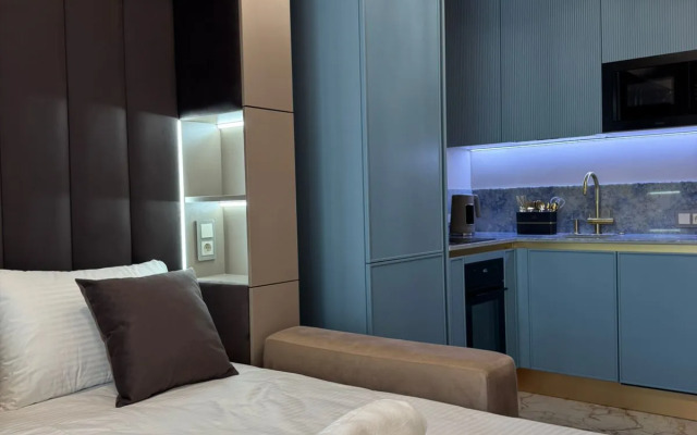 Апартаменты Высота 124 УК Атмосфера с видом на горы