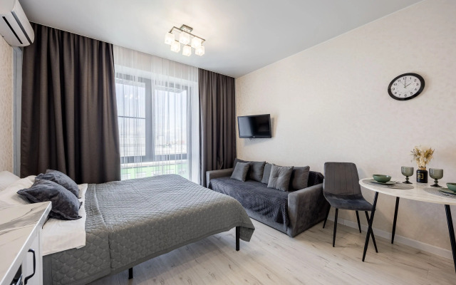 Апартаменты с видом на город в ЖК Метрополия