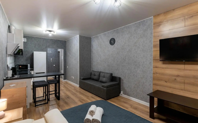 Odnokomnatnyye apartamenty-studiya v novom zhilom komplekse Kristall Apartments