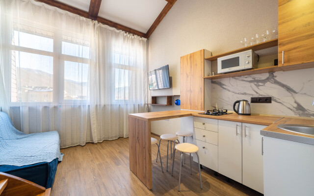 Dvukhurovnevaya s vidom na Kazino nedaleko ot pod"yemnikov Flat