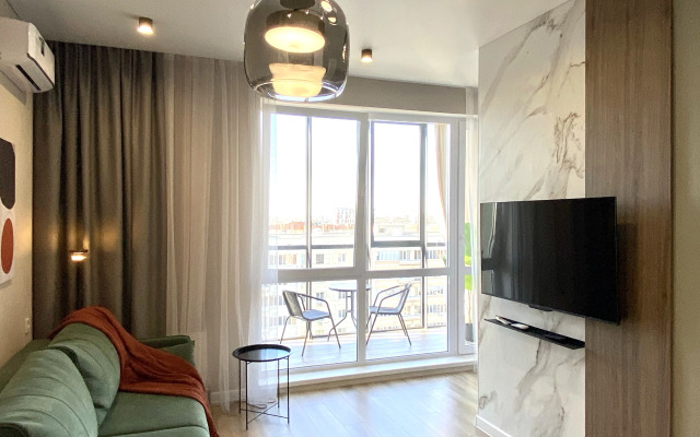 Квартира Студия в центре Казани с панорамными окнами