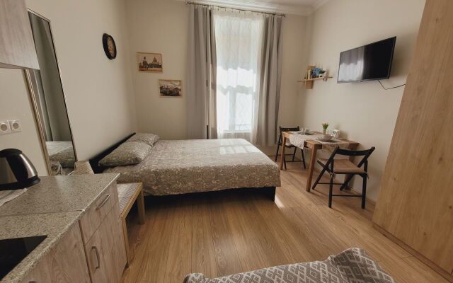 Квартира - студия в иcтoричeскoм цeнтре Санкт-Пeтеpбургa (1)