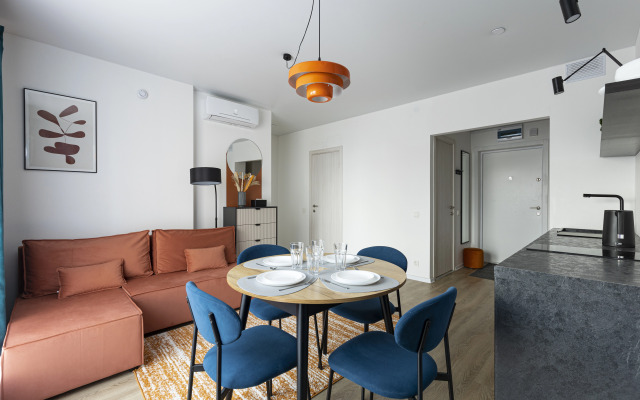 Квартира Однокомнатная с дизайнерским ремонтом Axis.Moscow