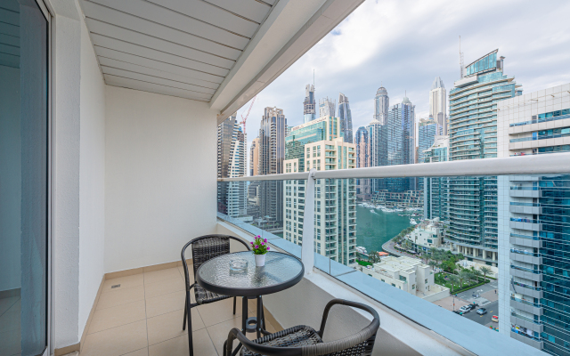 Апартаменты Marco Polo - Splendid 1BR Apt with Marina View & Close to Metro