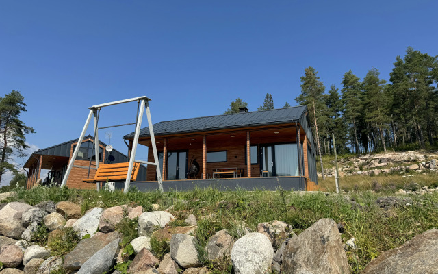 Частный дом Домики Ихоярви на озере (дом 4)