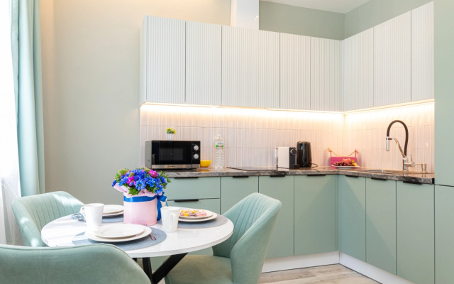 Апартаменты «Голубика, комфорт» в районе ВДНХ «Эстет Апарт»