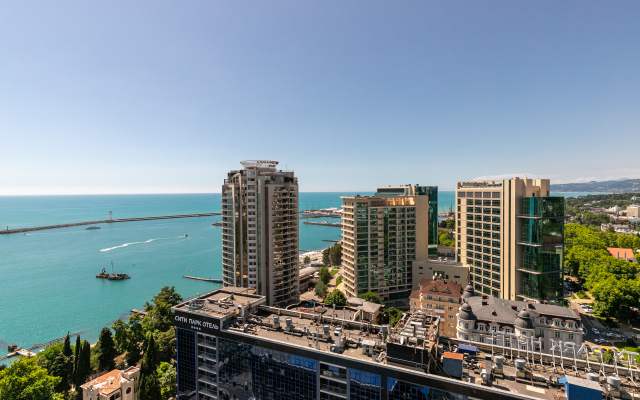 Karat Hyatt s 2 spalnyami i vidom na more Apartments