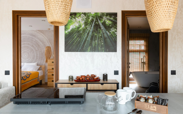 Частный дом Новый в Стиле Джапанди