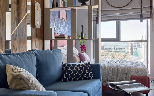 Апартаменты Стильные в новом ЖК в центре Москвы Aquamarine