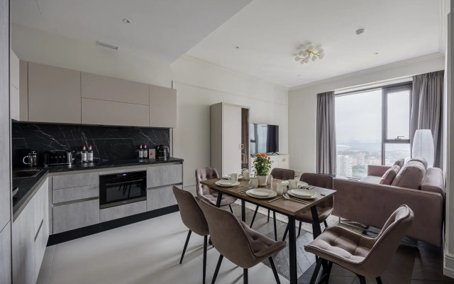 Апартаменты Евро трешка в 5* комплексе Поклонная 9