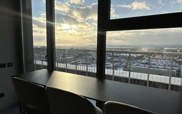 Квартира с дизайнерским ремонтом и террасой