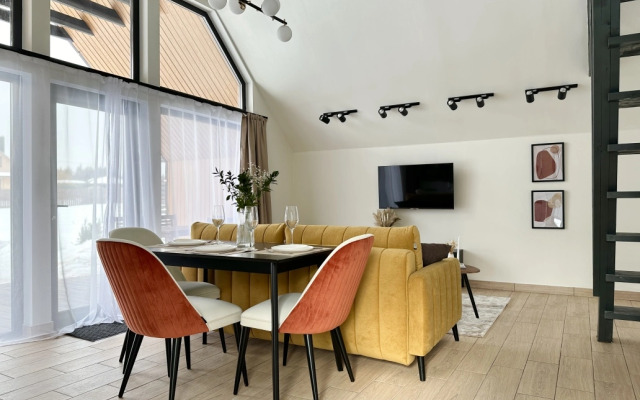 Частный Дом Барнхаус №4 с инфракрасной сауной и горячим Чаном на 6 человек