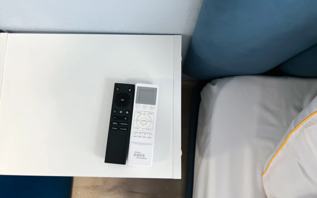 Квартира студия в голубых тонах