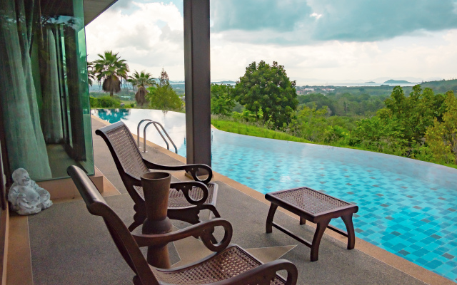 Ocean view Villa with Infinity Pool & King-bed	