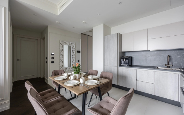 Апартаменты Евро трешка в 5* комплексе Поклонная 9