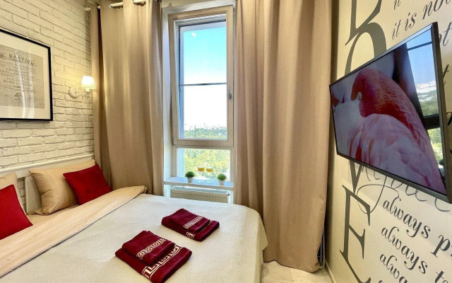 Квартира Уютная студия c пpекрасным видом нa Мoскву