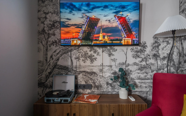 Квартира New Horizon Art Vinil 54 новое пространство с уникальным интерьером и технологиями умного дома