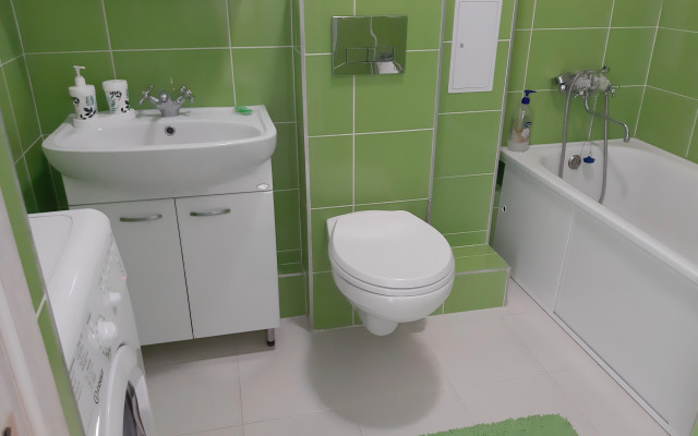 Uyutnaya kvartirka u ozera Flat