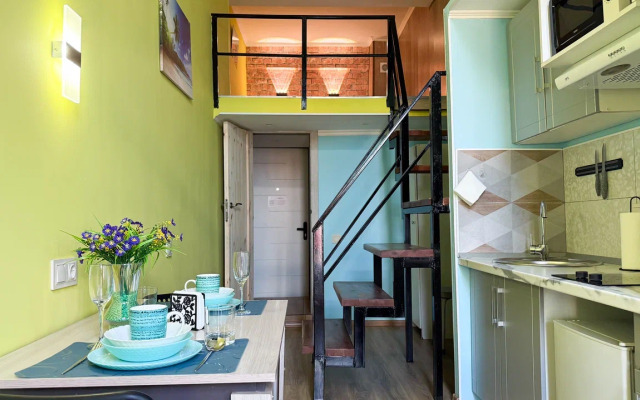 Апартаменты студия в районе метро Автозаводская АВС17