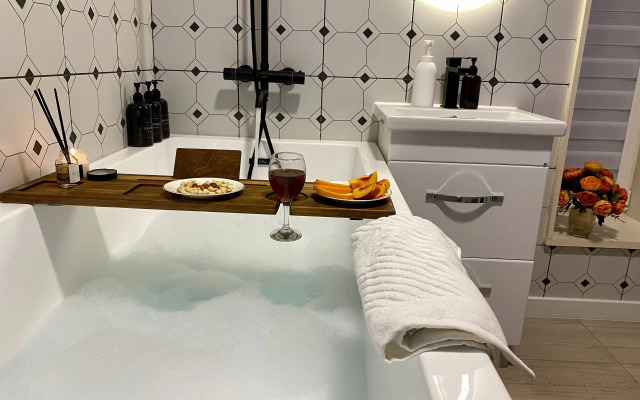 Частный дом дизайнерский великолепной уличной территорией