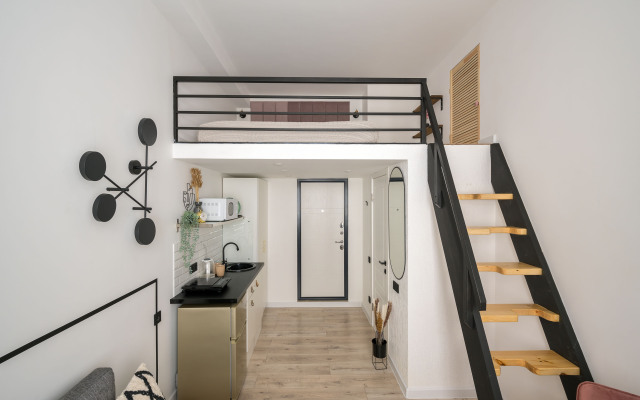 Uyutnaya Dvukhurovnevaya Studiya V Tsentre Apartments