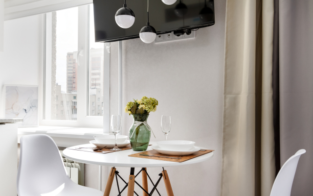 Квартира Студия с Новым Ремонтом в Центре Для 4 Гостей