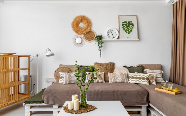 Апартаменты Дизайнерские Апартаменты в Стиле Бохо от Home Group apartments