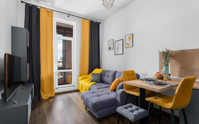 Квартира Комфорт с Балконом и Видом на Город Moderna Flat Status — фото 4