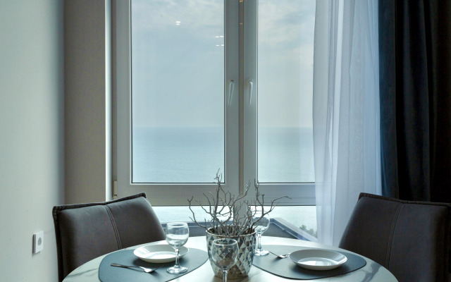 Oblako nad Volnami - Stilnaya Studiya u Morya v Sochi (Ashe) Apartments