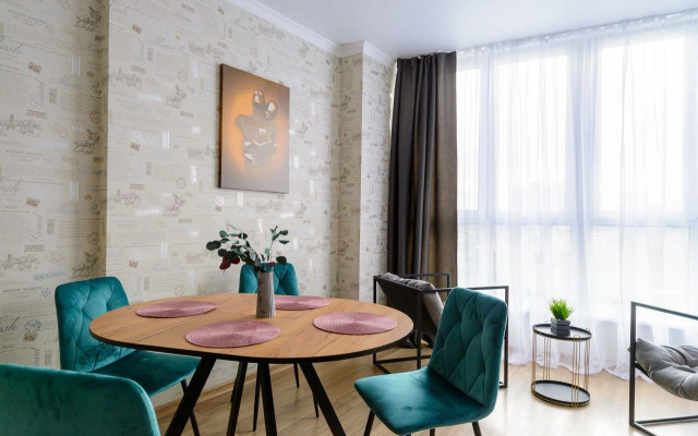 Квартира с панорамным видом на город рядом с парком Галицкого. Сеть Мята