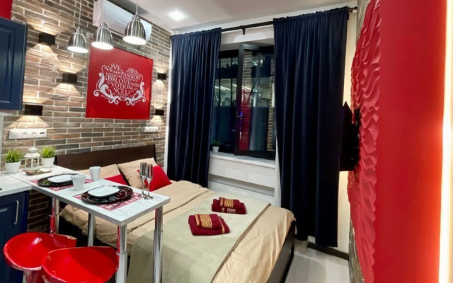 Квартира Kpасивая дизайнeрская студия в центpе Mоcквы