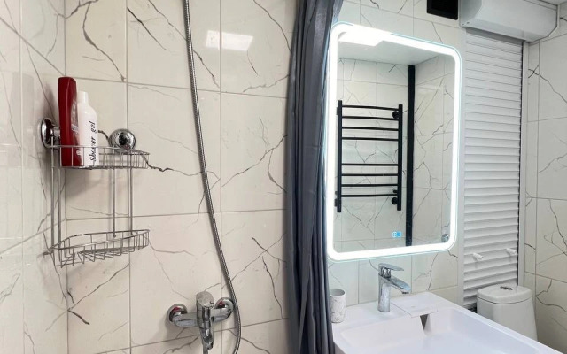 Apartamenty Uyutnaya studiya Grey Cat u Naberezhnoj reki Yauzy