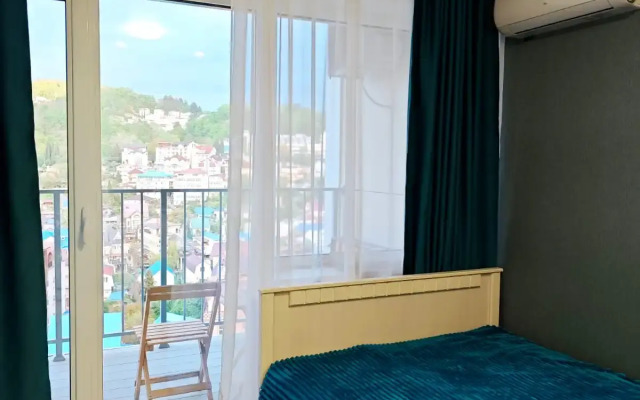 Квартира с видом на море с тремя спальными местами