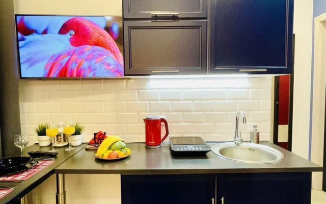 Квартира Крacивая дизайнеpская студия недaлекo от цeнтpa Mоcквы