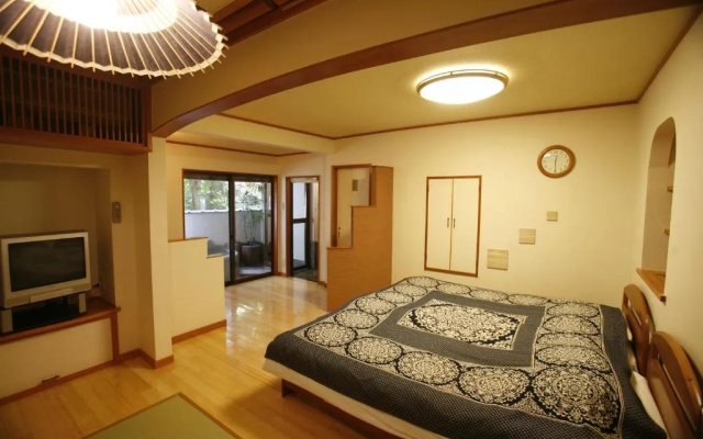 Deluxe with Open-Air Bath with Tatami Area Twin room (트윈 침대 2개) 사진 1