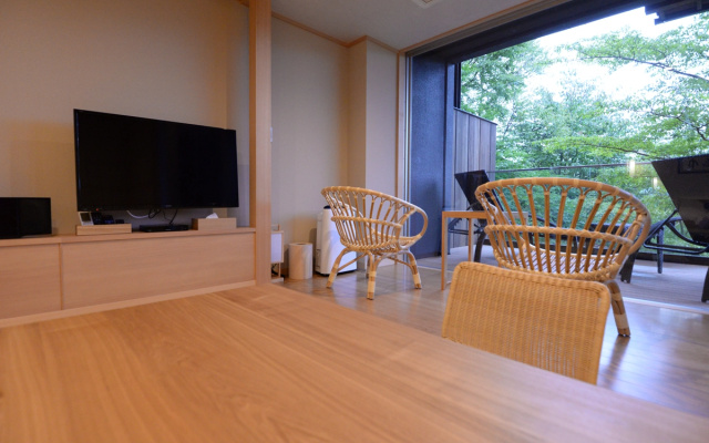 Western Japanese room with mountain view 사진 4