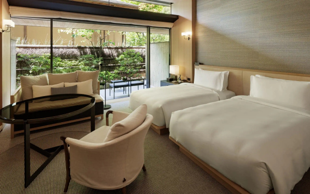 Terrace Twin room Garden View (트윈 침대 2개) 사진 2