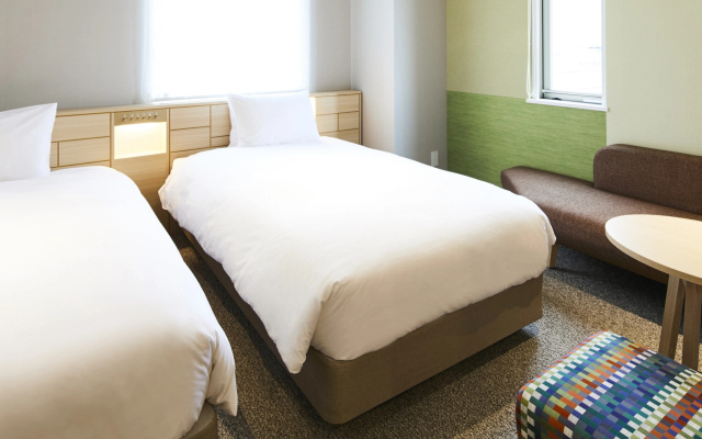 Corner Twin room (트윈 침대 2개) 사진 1