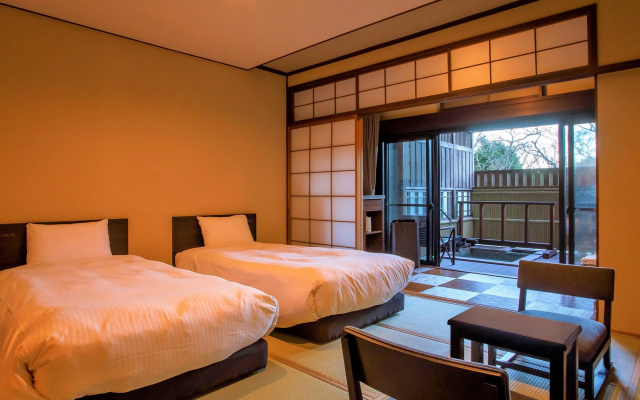 Open-air Bath Annex Twin room (트윈 침대 2개) 사진 1