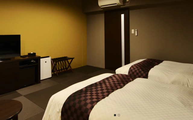 Deluxe Higashi Honganji Temple View Twin room (트윈 침대 2개) 사진 2