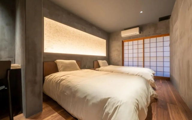 Twin Rikyu Special room Private Japanese Garden (트윈 침대 2개) 사진 1