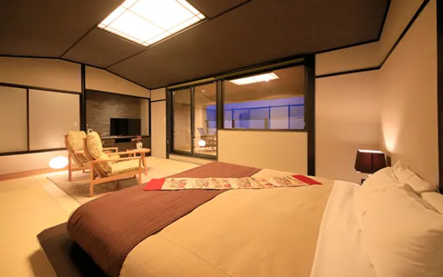Japanese-Style with Open-Air Bath Double room (풀 더블 침대) 사진 1