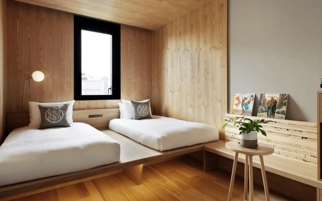 Deluxe Cabin floor Twin room with park view (트윈 침대 2개) 사진 1