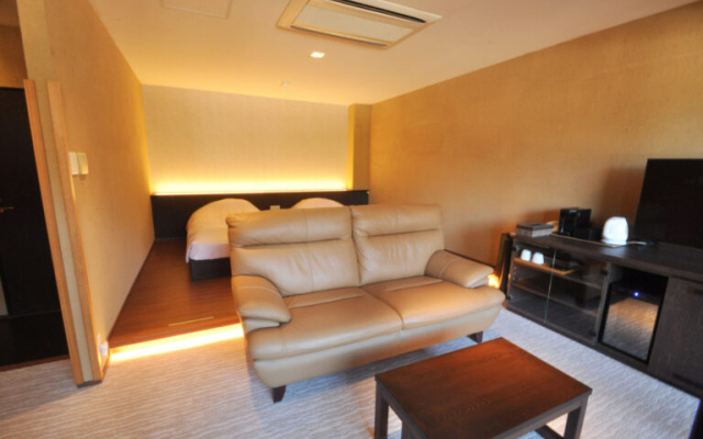 Deluxe Kaze no Tachi Open-Air Bath Twin Top Floor room (트윈 침대 2개) 사진 3