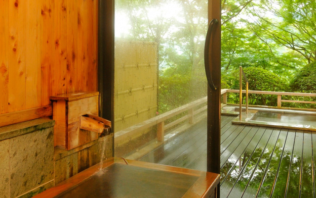 Open-air Bath Twin Private Villa Type (트윈 침대 2개) 사진 3